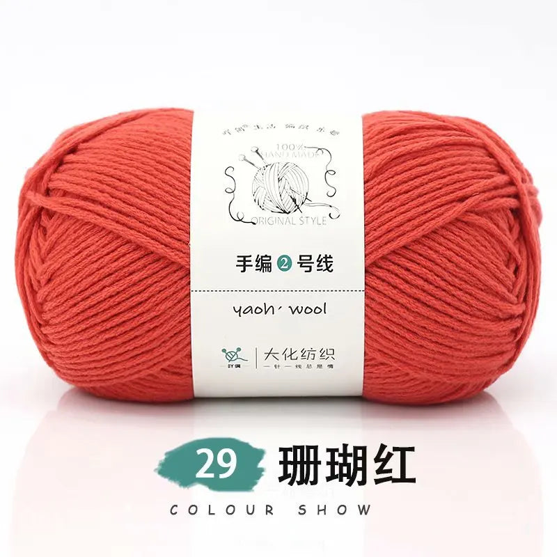 100g 100 Percent Acrylic Yarn for Hand Knitting and Crochet DIY Projects 200M Length