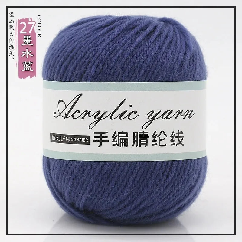 Four Strands Acrylic Knitting Yarn For DIY Handwoven Starter