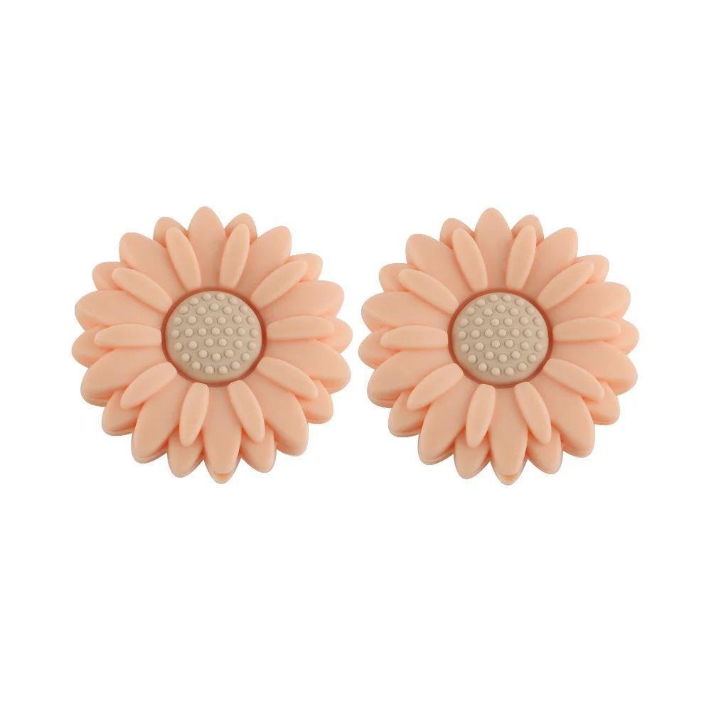 10Pcs 20/30mm Daisy Focal Beads Flower Silicone Bead Uesd For Beaded Pen Keychain Bracelet DIY Jewelry Handmade Accessories