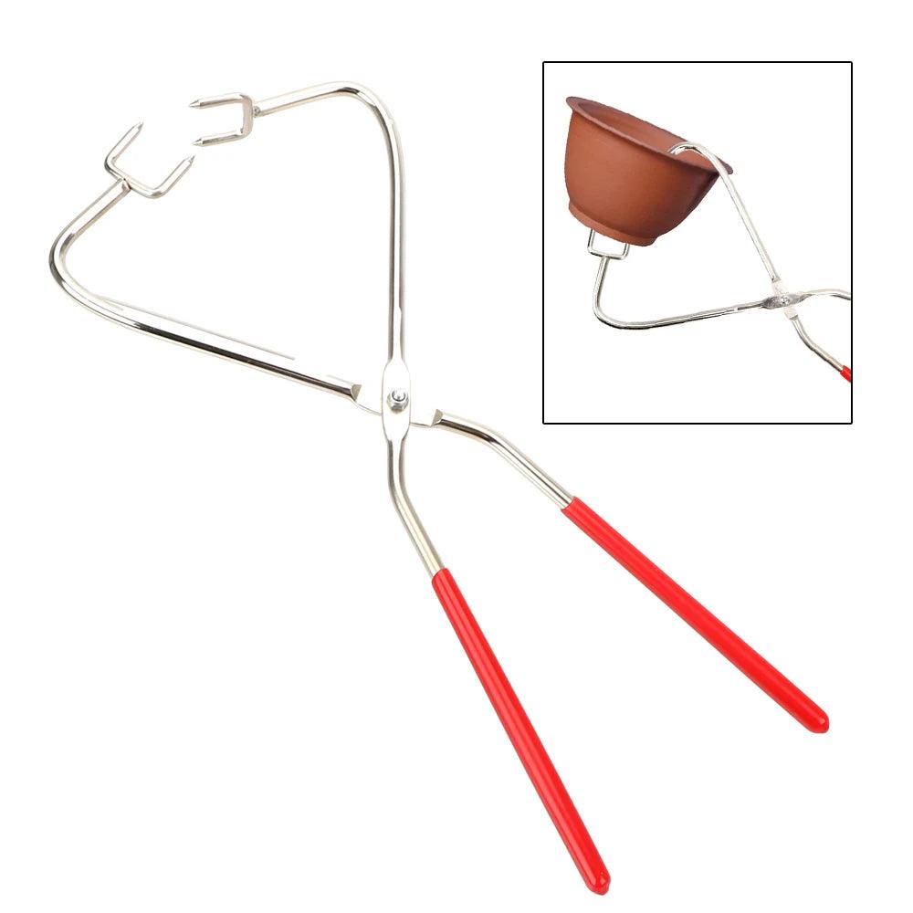 With Plastic Handle Ceramics Tool Pottery Clamp Clay Sculpture Tools Pliers Stainless Steel Hand Tool