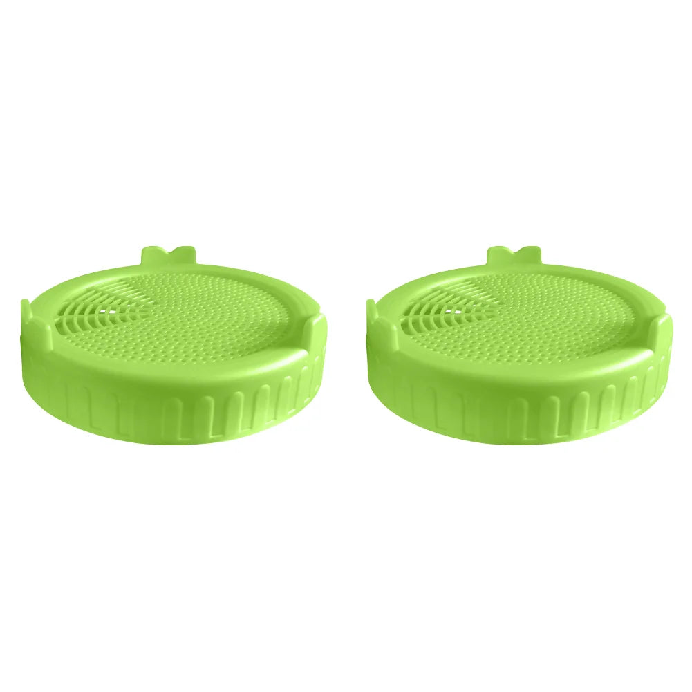 1-2PCS Sprouting Lid Seed Growing Fermentation Vegetable Sealing Lids Wide Mouth Sprout Germination Mason Jars Sprout Lids