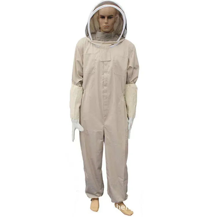 Professional Protective Clothing Beekeeping Protective Equipment Apicultura Clothes Beekeeper Costume Veil Hood Hat Anti-Bee