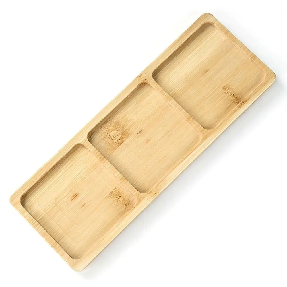 Bamboo Wood Flowerpot Tray Gift Multi-purpose Five-pointed Star Coaster Cartton Cat Deer Rectangle Oval Succulents Bonsai Holder