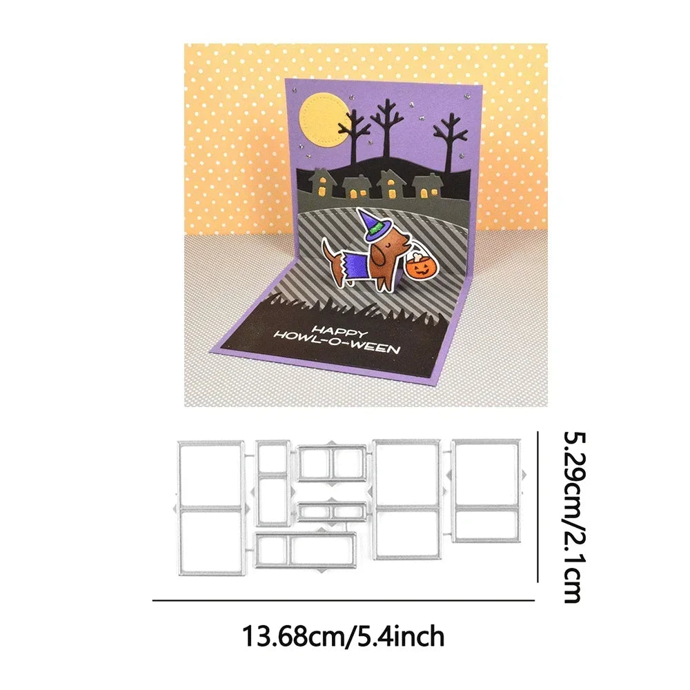 Magic Iris Snow Globe Add-On Metal Cutting Dies Embossing Diecut Beehive for DIY Card Making Scrapbooking Crafting Supplies