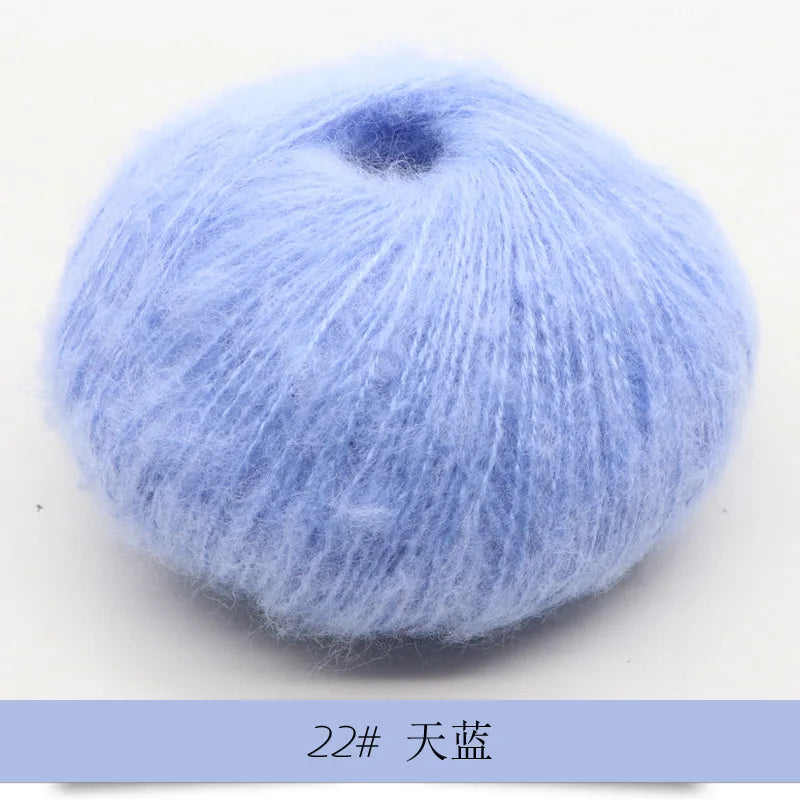 Mohair Yarn 25g Soft Knit Wool For Scarves And Sweaters