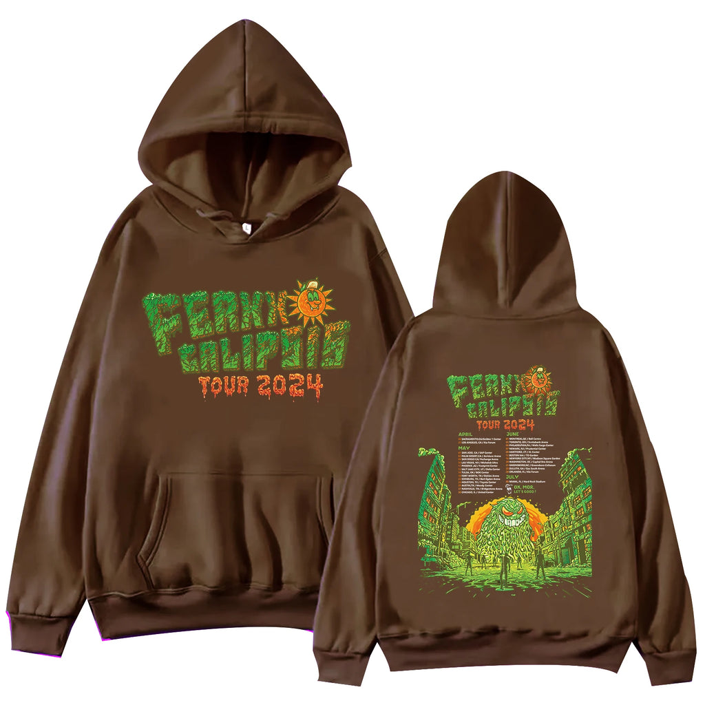 Ferxxocalipsis World Tour 2024 Hoodie Man Woman Feid Ferxxo Long Sleeve Streetwear Harajuku Fans Gift Pullover Tops