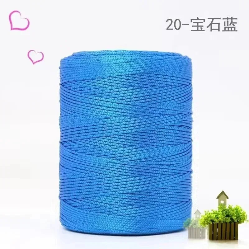 100g 230M Ice Silk Bright Yarn Thin Ice Blended Braided Thread for DIY Hand Knitting and Crocheting Projects