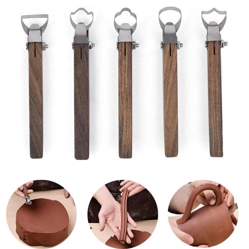 Tea Cup Water Utensil Handle Tool Pottery DIY Handmade Polymer Clay Sculpture Repair Scraper Lightweight and Easy To Use
