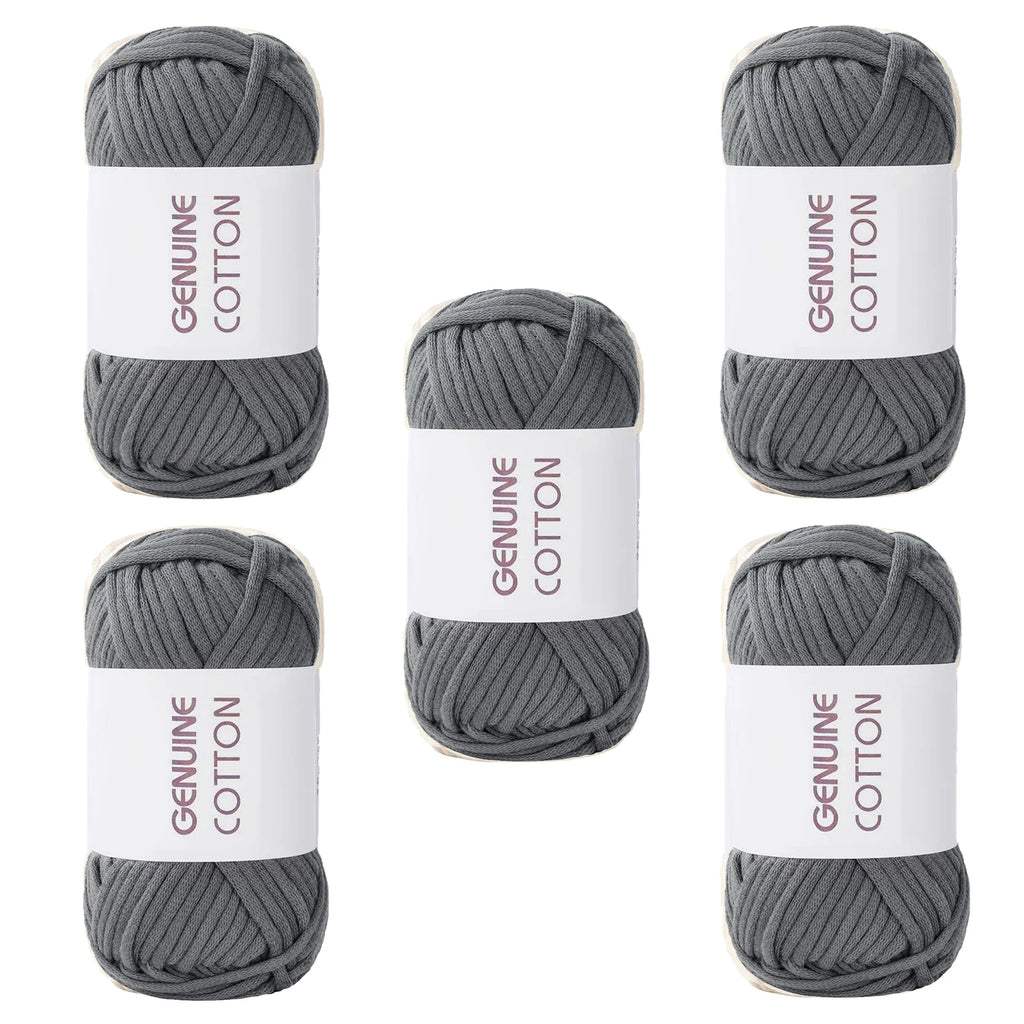 10 Pieces 50g Genuine Cotton Yarn for Beginner Crochet Easy Hand Knitting Weaving DIY Scarves Blankets Hats