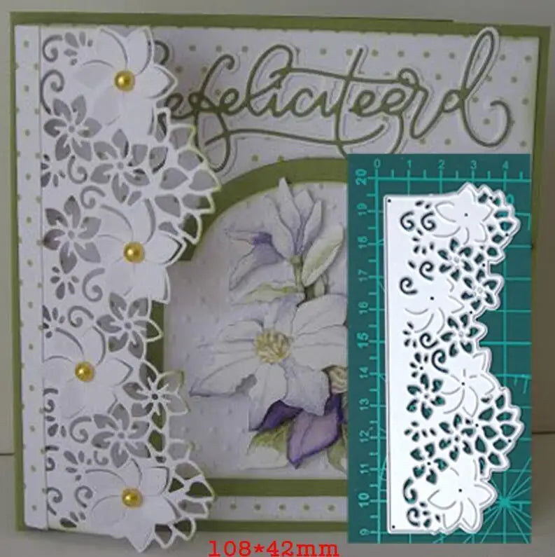 Lace Flower Metal Cutting Dies Scrapbooking Decoration Paper Craft Knife Mould Blade Punch Template Embossing Stencils