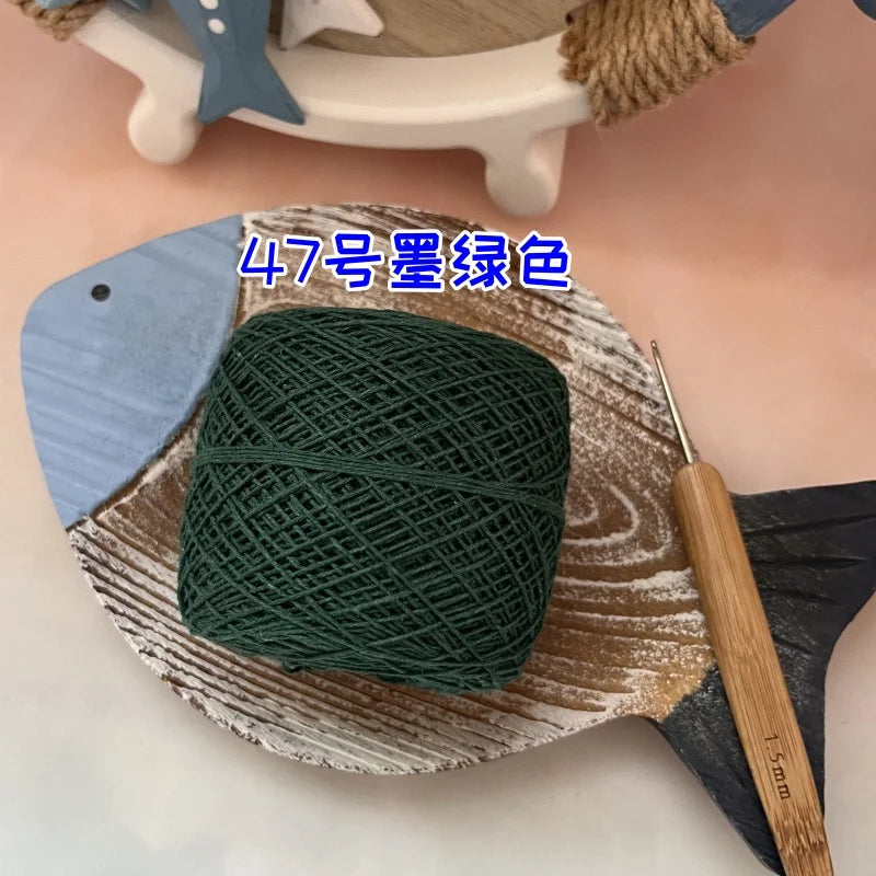 100g 100% Cotton Crocheting Lace Yarn for Hand Knitting and Amigurumi Projects