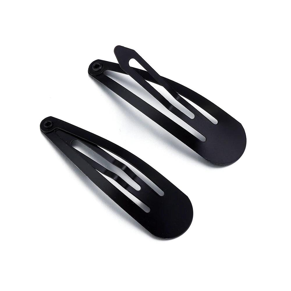 10/50pcs Water Drop Shaped Hairpin Simple Metal Snap BB Hair Clips Barrettes for DIY Handmade Headwear Hair Tools Accessories