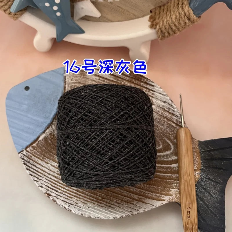 100g 100% Cotton Crocheting Lace Yarn for Hand Knitting and Amigurumi Projects