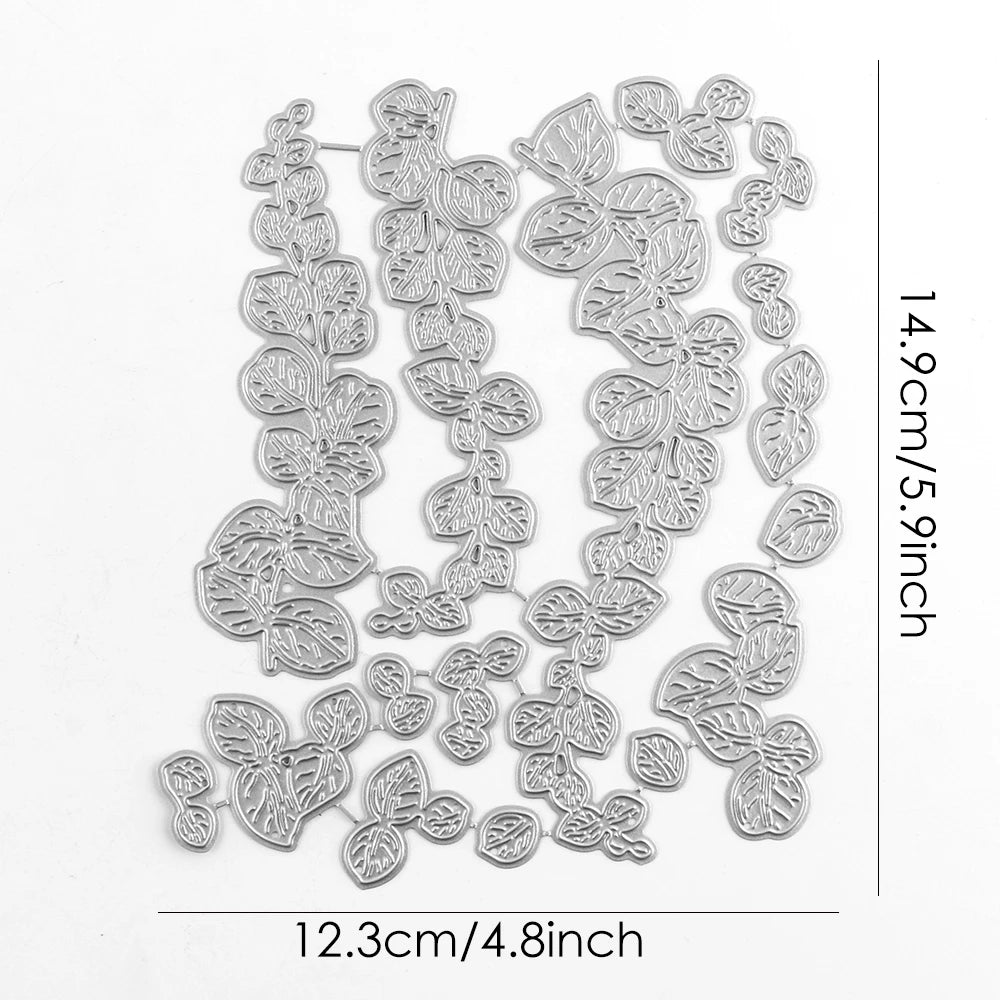 Nature's Bouquet Thistle Bouquet Ivy Flowers Metal Cutting Dies for DIY Card Making and Scrapbooking Crafts