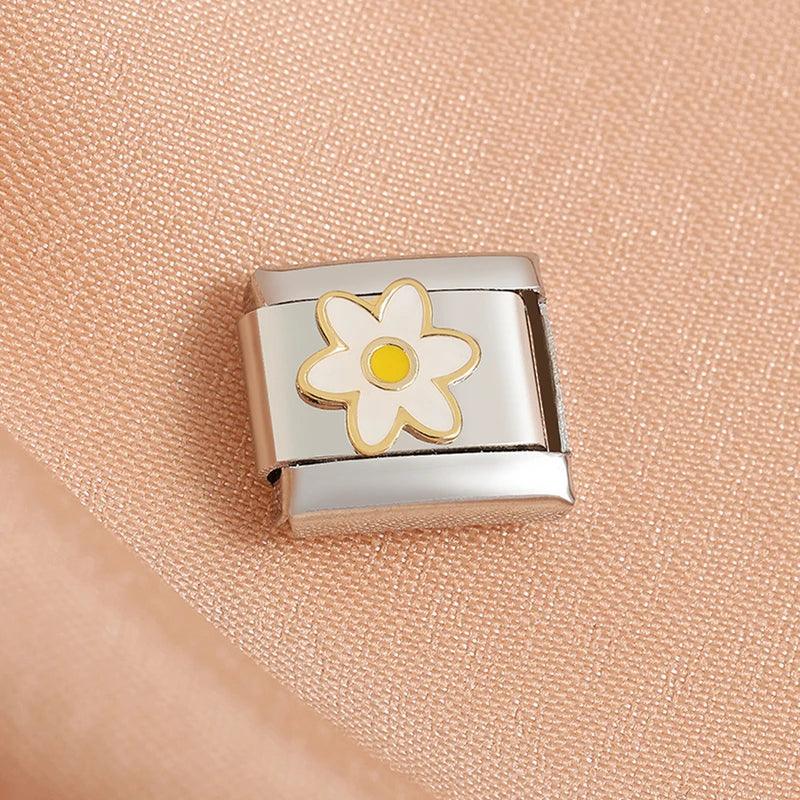 Fashion Eye Star Cute Animals Star Fish Spider Poker Queens Friendship Charm Italian Link Fit 9mm Bracelet Making DIY Jewelry