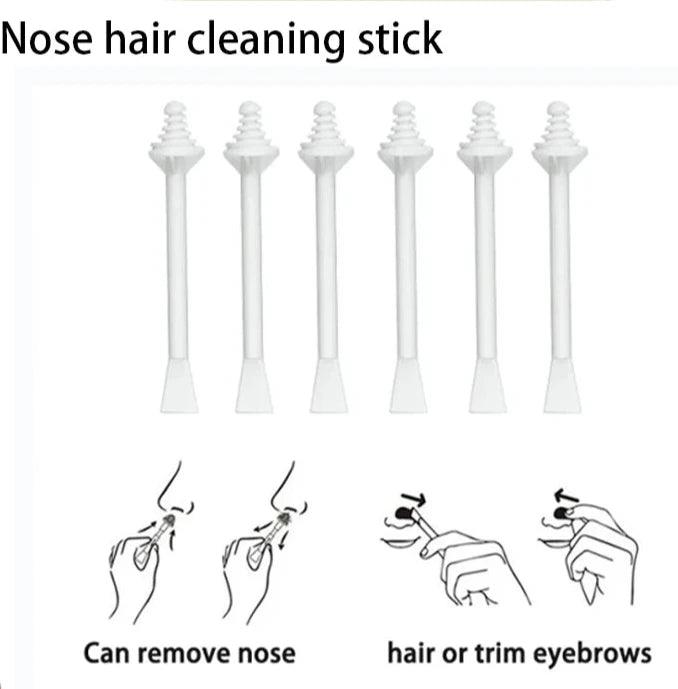 100PCS Nose Wax Sticks Nose Wax Applicators For Painless Nose Hair Removal Tool Wax Accessories Beeswax Safe