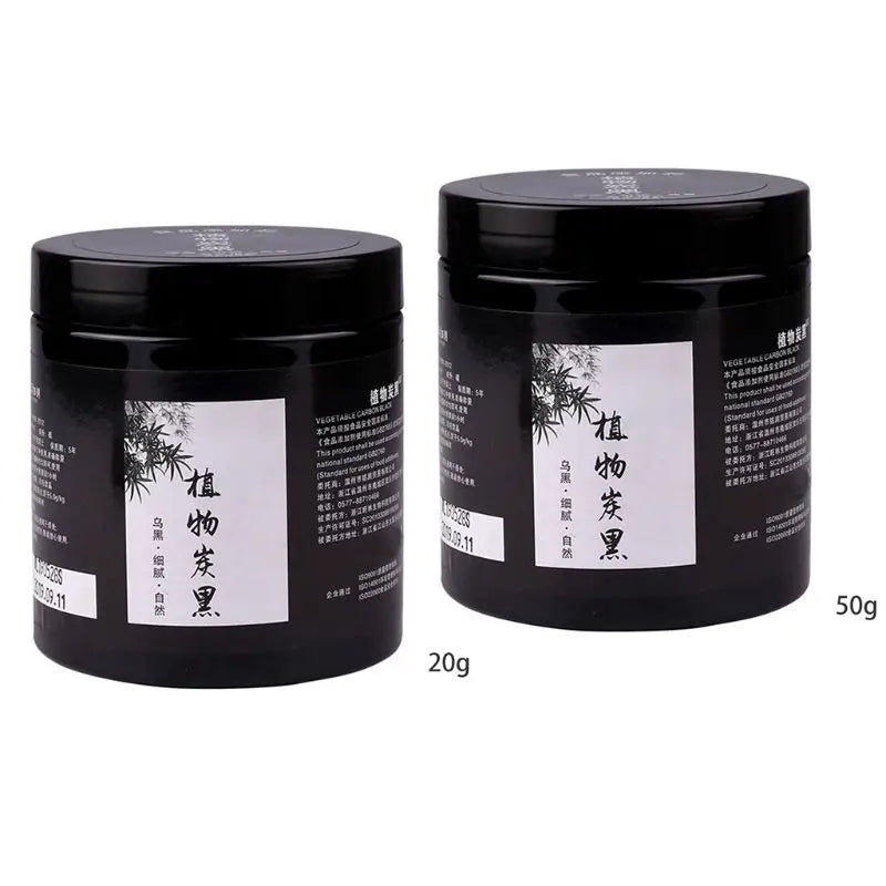 20/50g Edible Black Bamboo Charcoal Powder Cosmetic Ingredients Food DIY C6UE