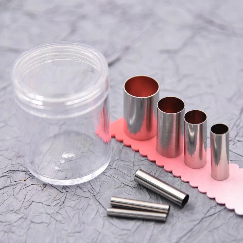 7/8pcs Hollow Round Cutter Pottery Tools Polymer Clay Tools Clay Extruder with Organizing Box Carving Modeling Tool