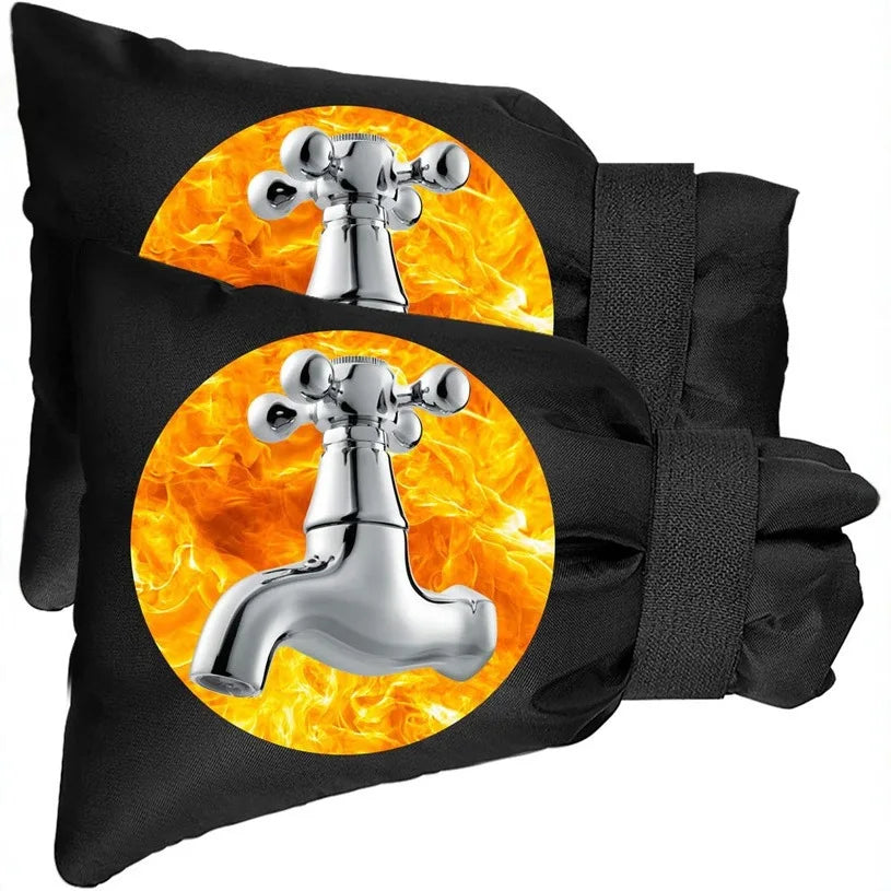 Outdoor Faucet Cover Anti-Freeze Hose Bib Water Faucet Protector Frost Protection Cover Winter Saving Tap