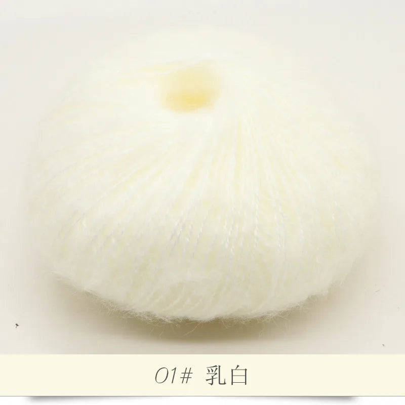 Mohair Yarn 25g Soft Knit Wool For Scarves And Sweaters