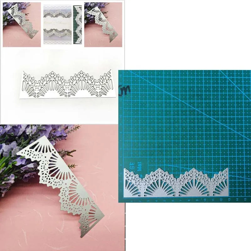 Lace Flower Metal Cutting Dies Scrapbooking Decoration Paper Craft Knife Mould Blade Punch Template Embossing Stencils