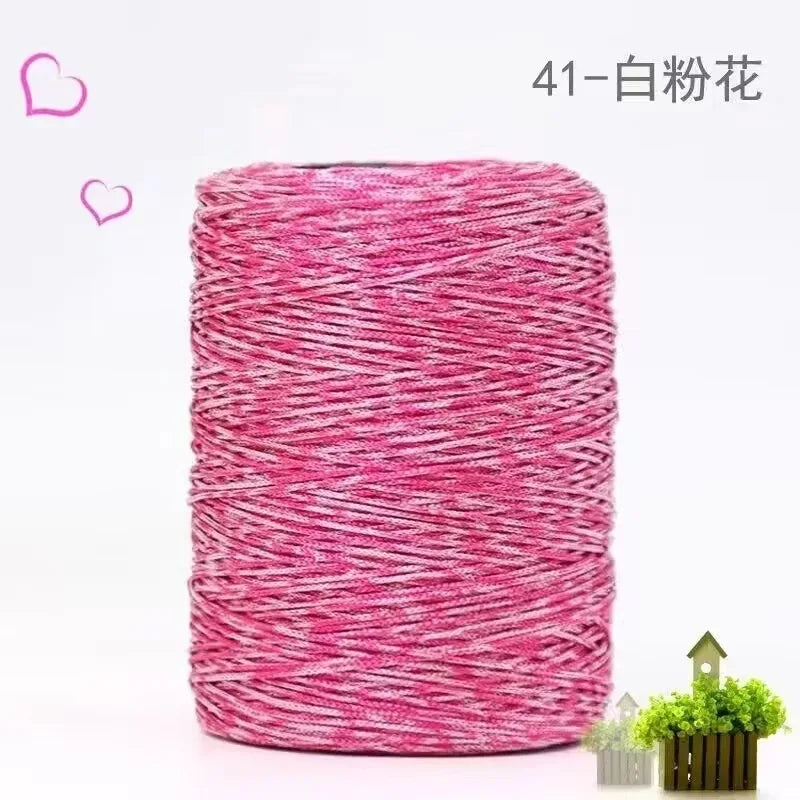 100g 230M Ice Silk Bright Yarn Thin Ice Blended Braided Thread for DIY Hand Knitting and Crocheting Projects