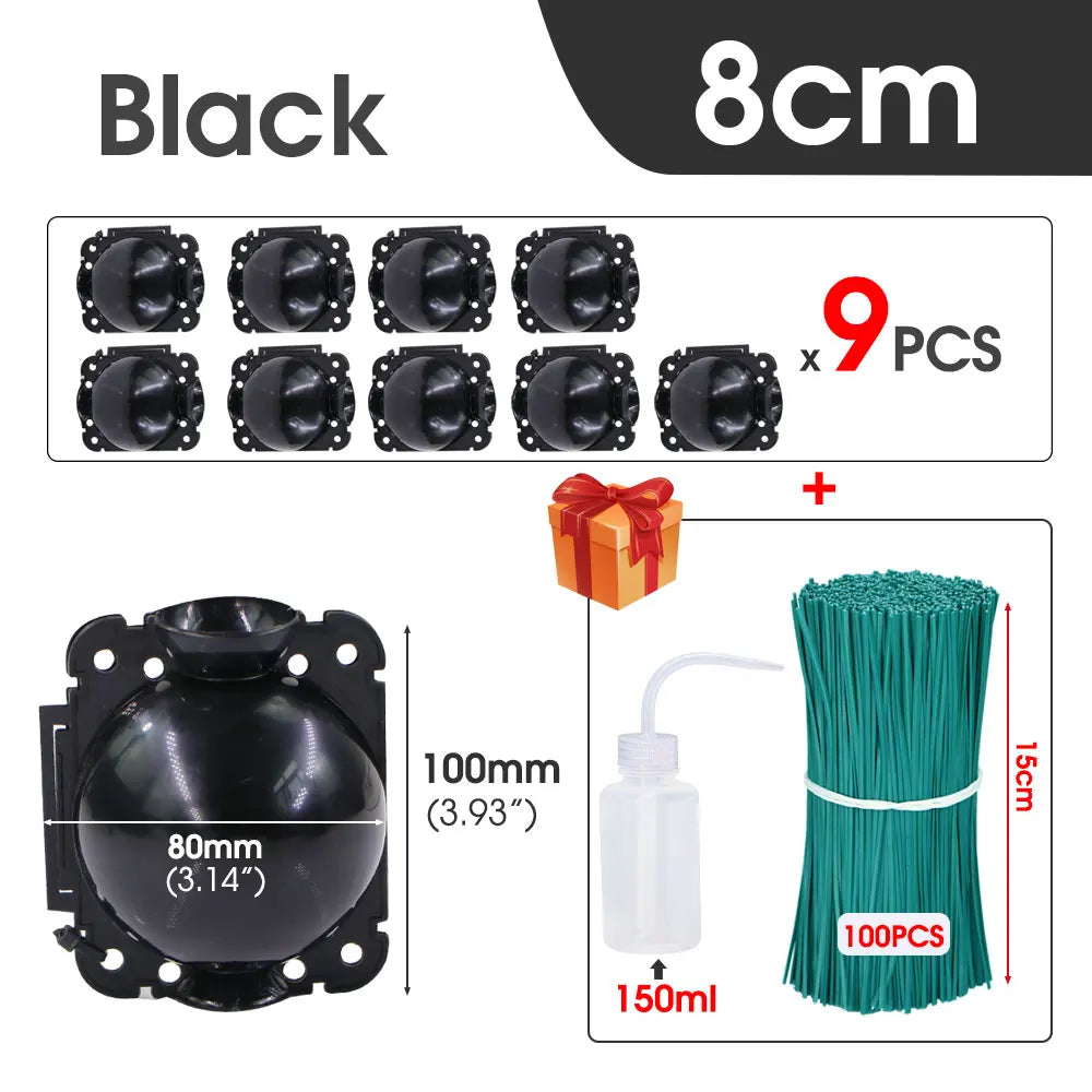 Reusable Black Plants Rooting Ball Transplant Nursery Pot Sapling Propagation Grafting Breeding Container Gardening  Can be used