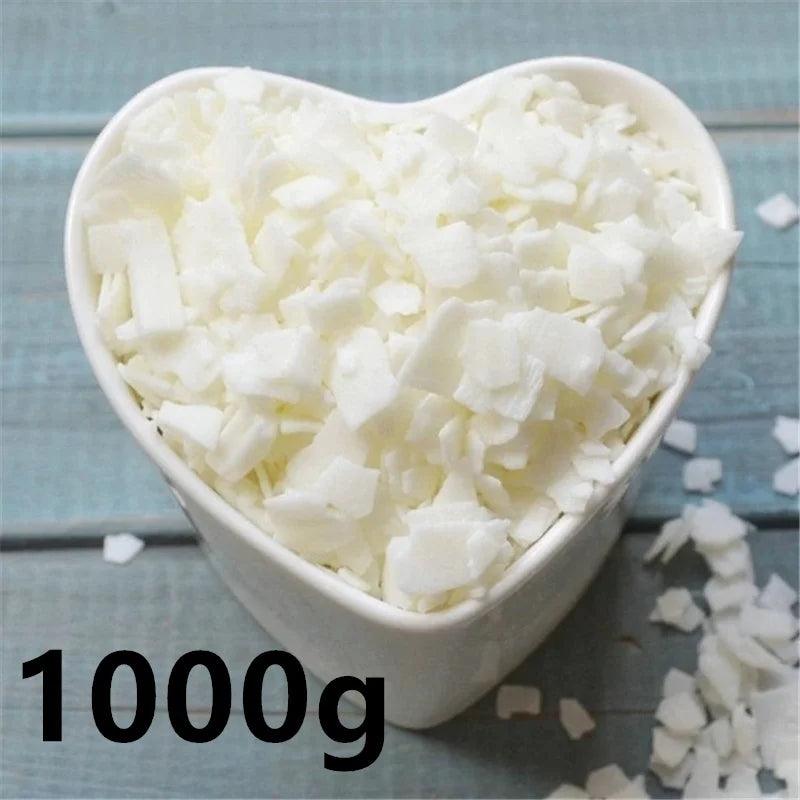 1KG Natural Soy Wax Flake Scented Candle Raw Material 100% Additive-free DIY Smokeless Candle Making Supplies - Winord