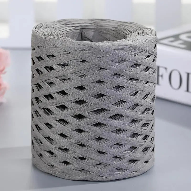 Natural Raffia Straw Yarn For Knitting Crochet Sunhat Bag