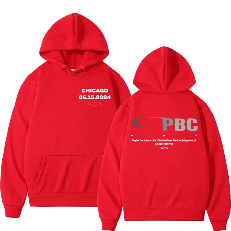 Playboi Carti PBC Opium Label Logo Print Hoodies Men Women Harajuku Y2k Hip Hop Sweatshirt Fashion Casual Fleece Pullover Hoodie