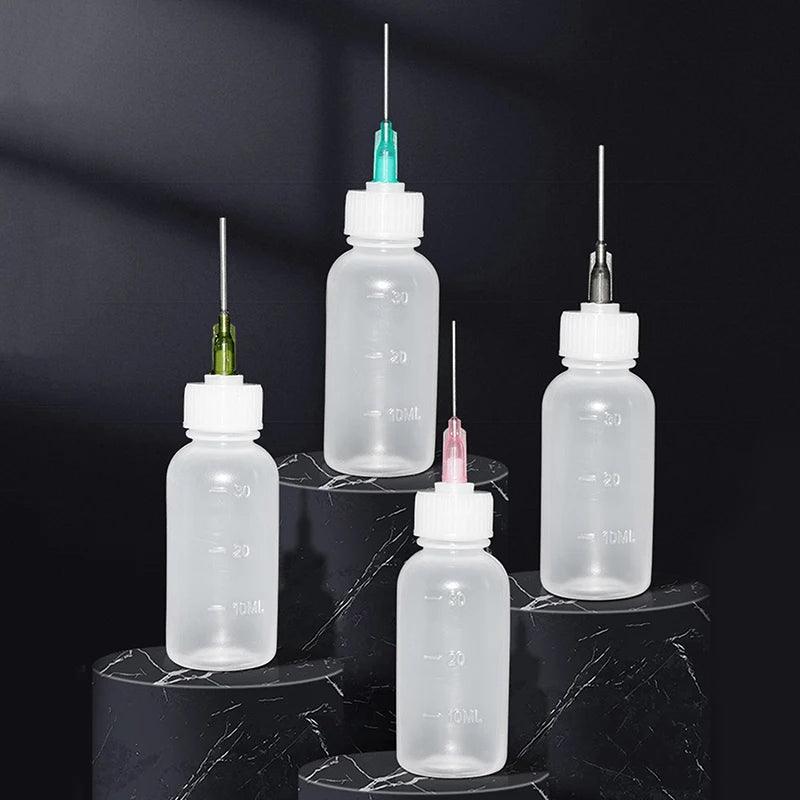 24Pcs/Set 30ML Pottery Mud Painting Bottle Squeeze Multi-needle Mud Bottle DIY Pottery Ceramics Tools Painting Sculpture Decor