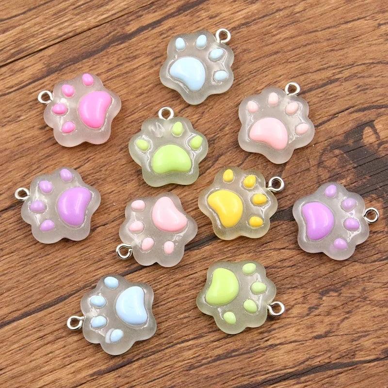 10Pcs 37 Styles Mix Fruit Animals Popsicle Candy Resin Earring Charms Diy Findings Keychain Bracelets Pendant For Jewelry Making