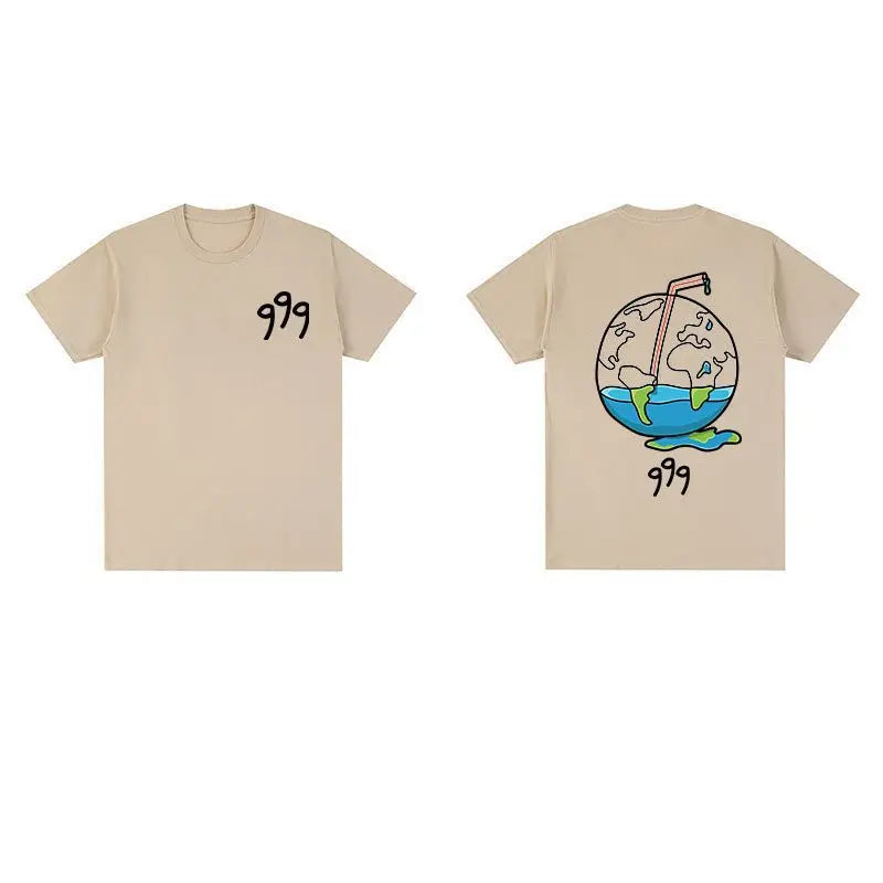 Rapper Juice Wrld 999 Short T Shirt Men's Women's Letter Printed Tshirts Y2k Casual Fashion Sportswear Summer Clothing