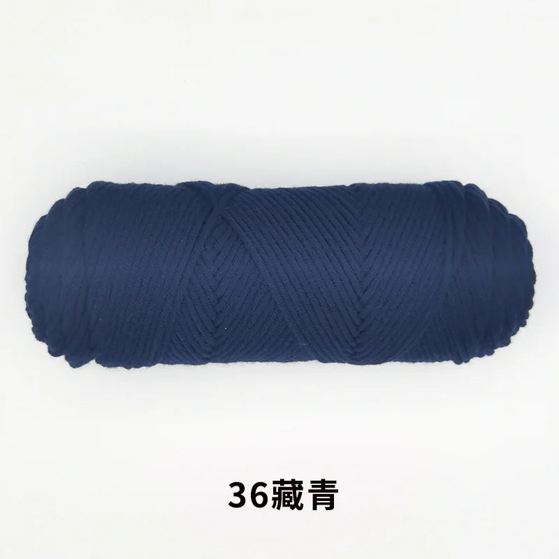 Milk Cotton Yarn 8 Ply Acrylic Crochet For Amigurumi Doll