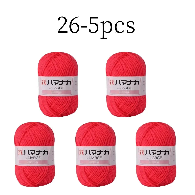 Soft Thick Wool Yarn For Knitting Crochet Classic 25g Ball