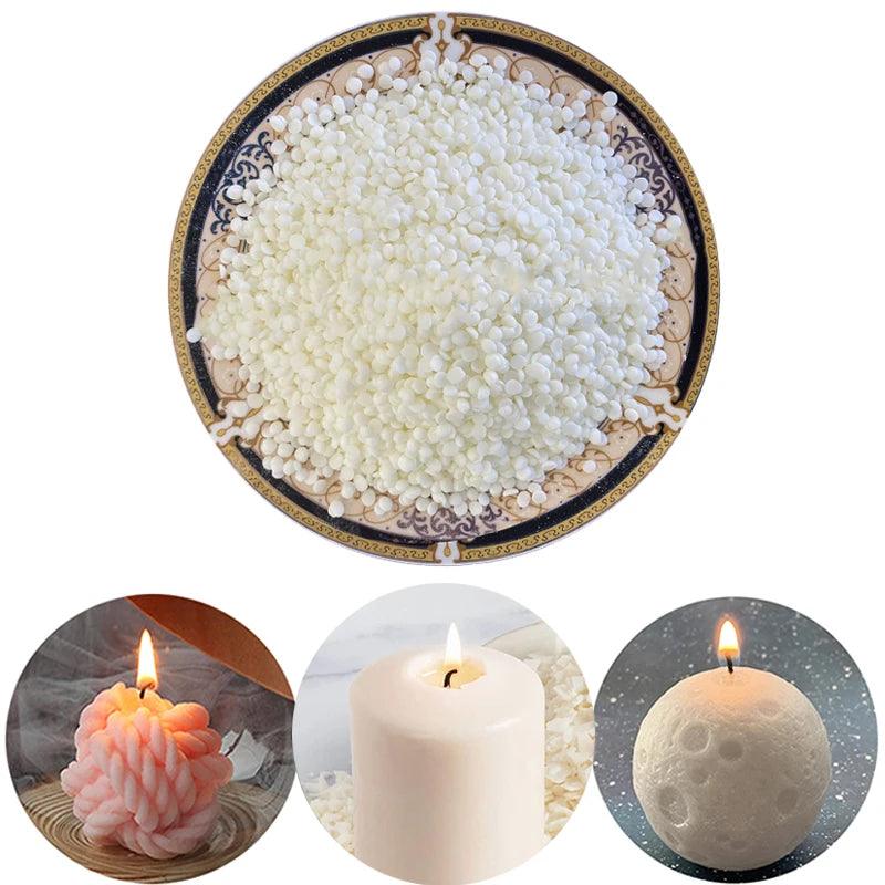 Candle Wax Natural Soy Wax For DIY Candle Making Supplies Waxed Candles Wicks Material Handmade Gift Candle Wax 50g/100g - Winord