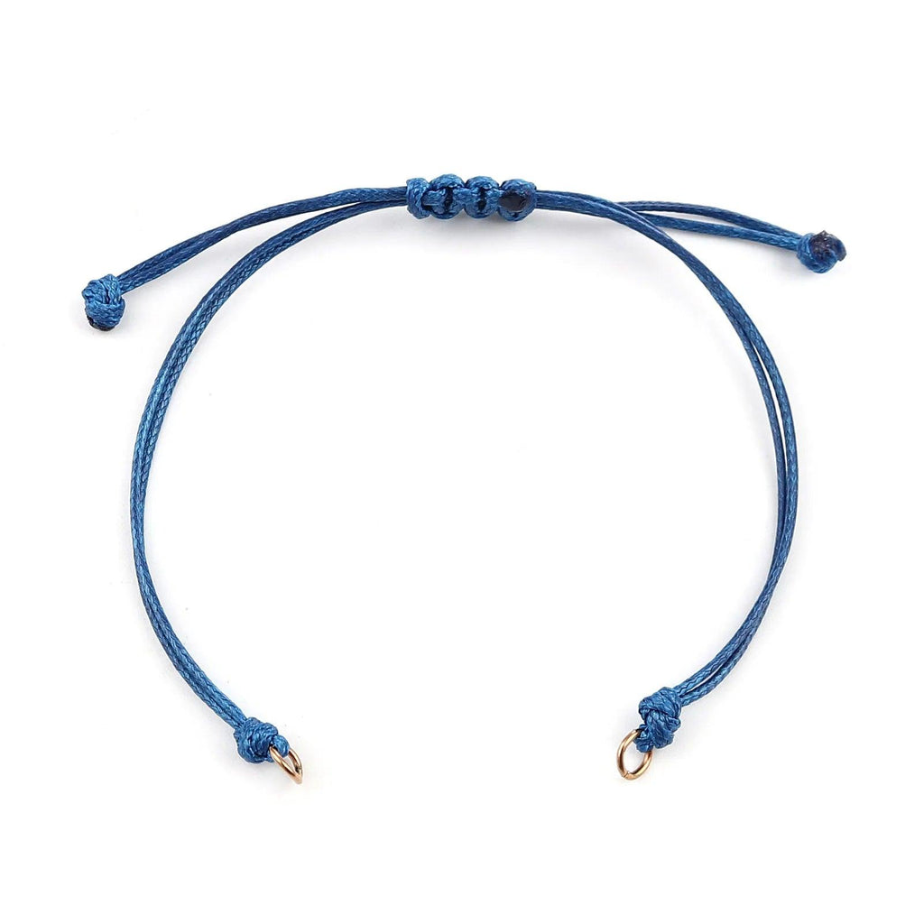 Wax Thread Braided Handmade Bracelets Adjustable Woven Bracelet For DIY Jewelry Gift Accessories Findings Making,5 PCs