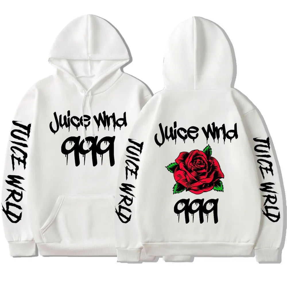 Juice WRLD Hoodies Men Women Hooded Sweatshirts Fashion Hip Hop Casual Pullovers Autumn Boys Girls Black Streetwear Juicewrld