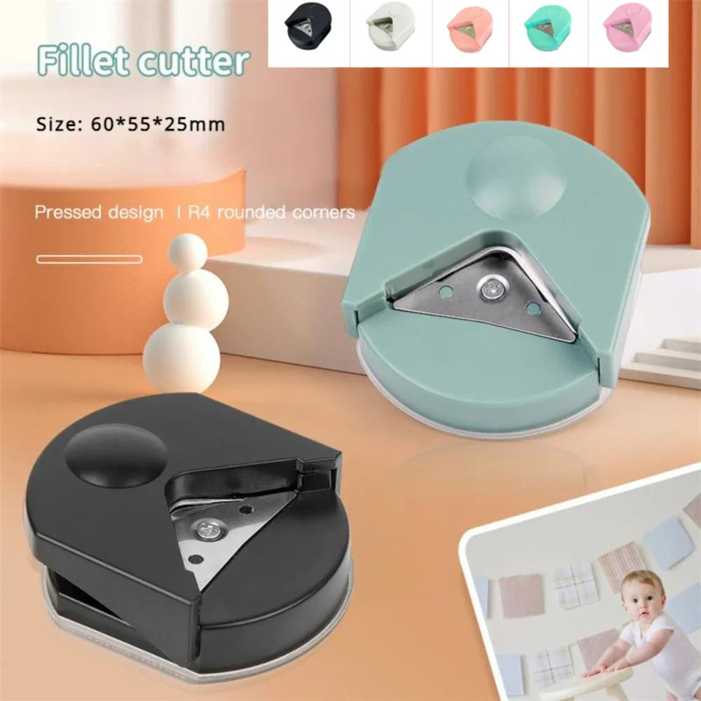 Corner Rounder R4 Chamferer Cardboard Photo Cutting Rounded Corner Plastic Film Rounder Card Right Angle Sharp Corner Cutter