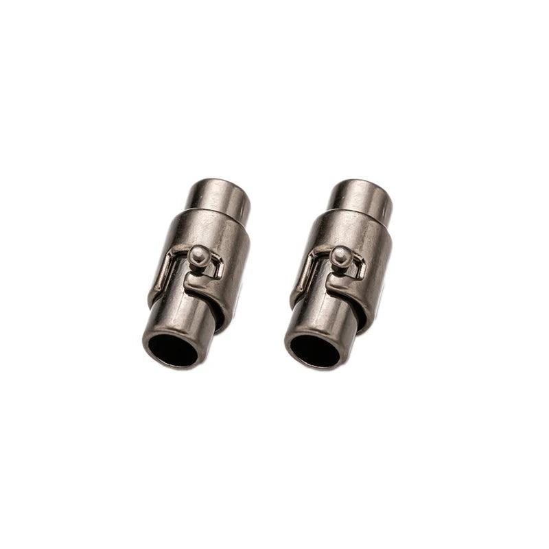 5Sets Leather Cord End Caps Magnetic Locking Clasps Closures Buckle for DIY Leather Bracelet Kumihimo Jewelry Making Supplies