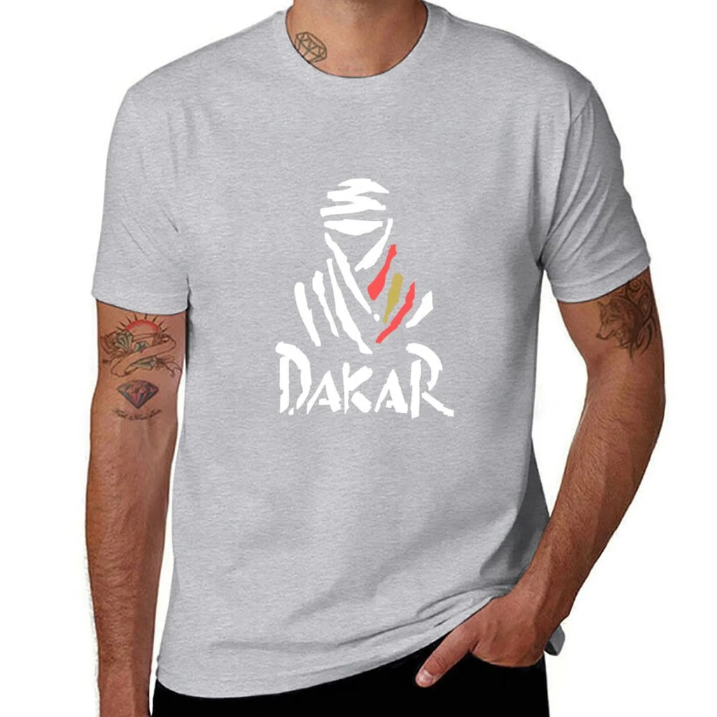 Dakar Spain Anime T-Shirt Quick-Drying Graphic Tee for Sports Fans and Rappers