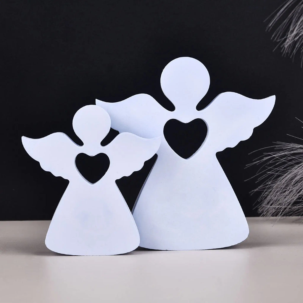 Cute Angel Candle Silicone Mold DIY Handmade Soap Angel Shape Plaster Drip Gel Epoxy Resin Mould Easter Aromatherapy Candle Mold