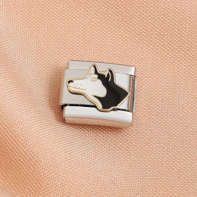 Fashion Eye Star Cute Animals Star Fish Spider Poker Queens Friendship Charm Italian Link Fit 9mm Bracelet Making DIY Jewelry