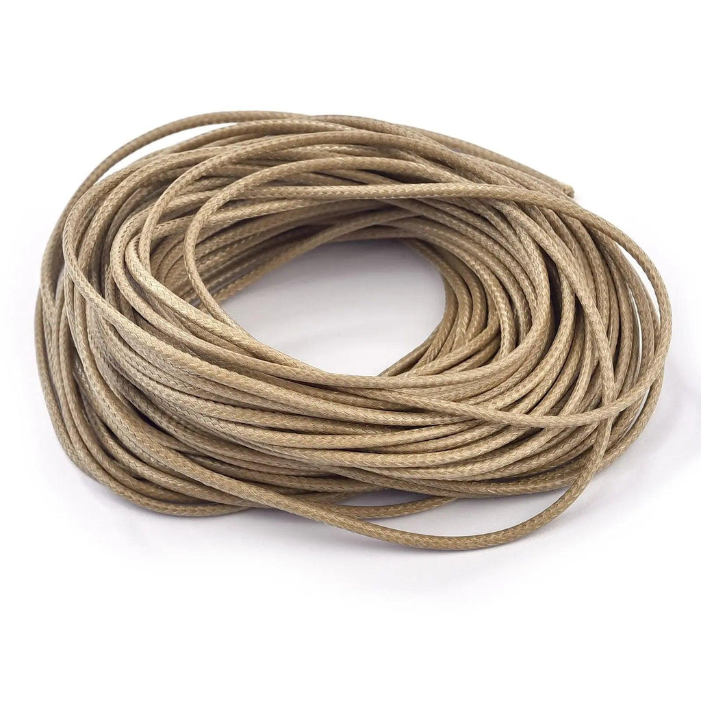 5m/Lot 1-3mm Leather Cord Round Wax Rope String DIY Necklaces Bracelet Wax Cord Jewelry Making Accessories