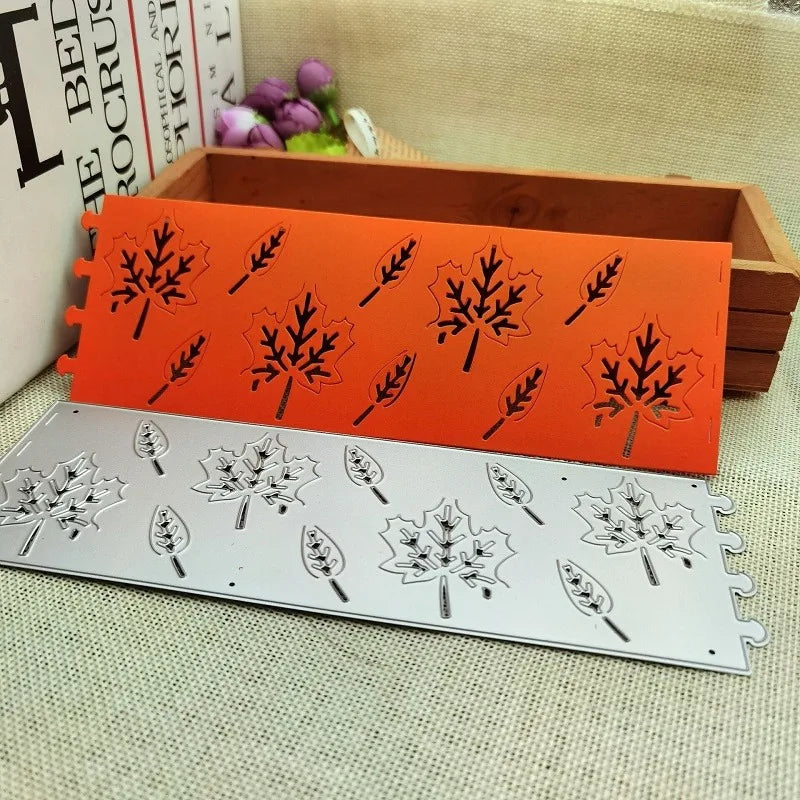 Tree Leaves Planks Frame Metal Cutting Dies Stencils for Scrapbooking Paper Card Making Craft Decor
