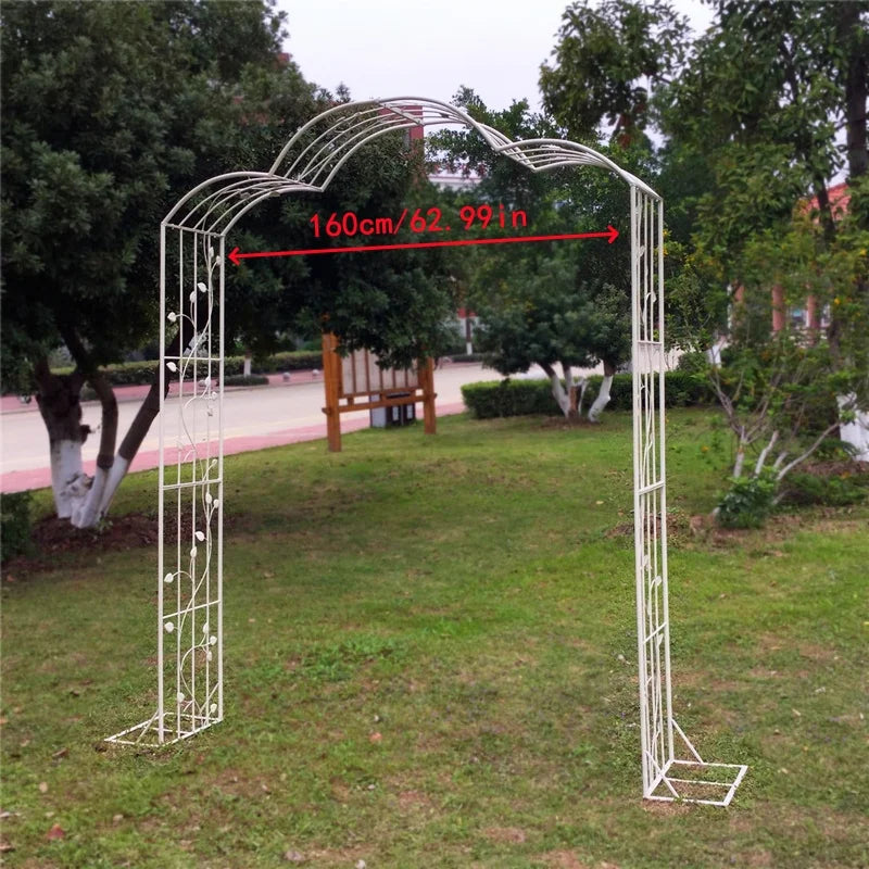 Outdoor Wedding Arch Door Wrought Iron Home Garden Party Stand Decoration Flower Balloons Arches Wrought Iron Garden Arch