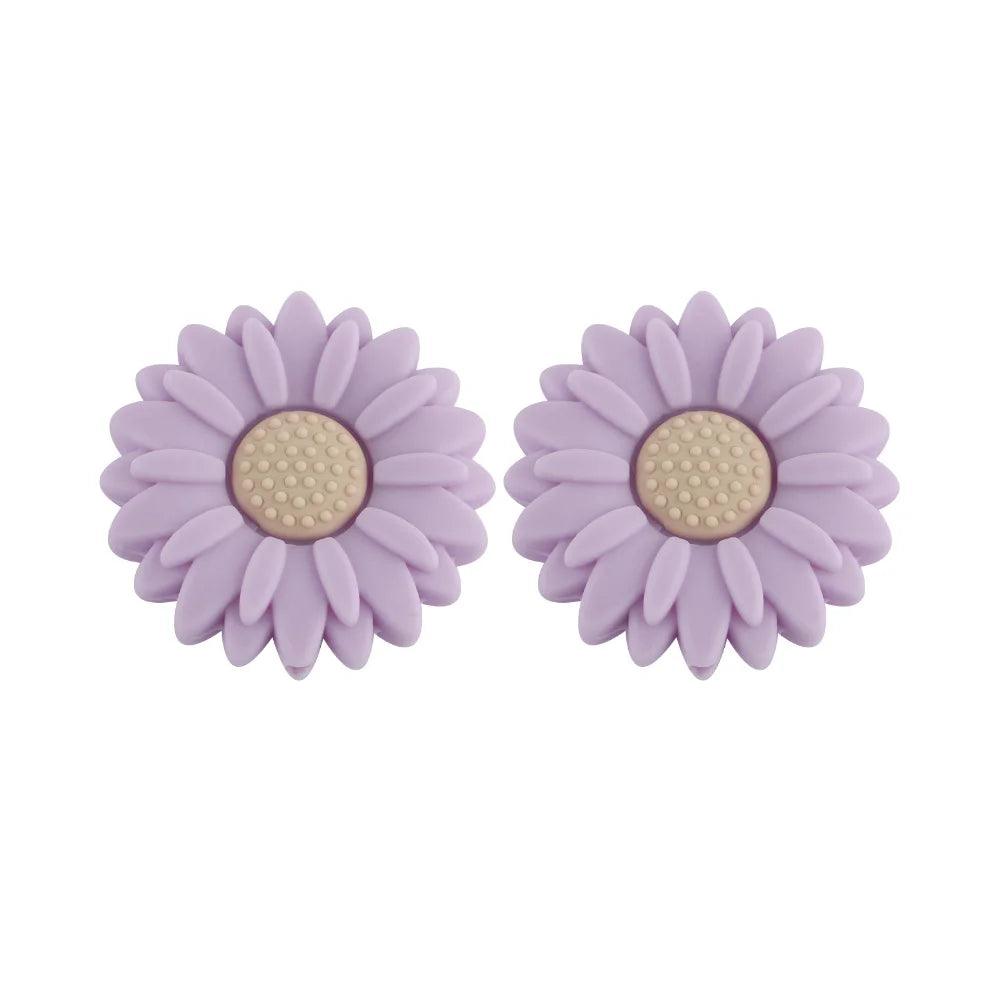 10Pcs 20/30mm Daisy Focal Beads Flower Silicone Bead Uesd For Beaded Pen Keychain Bracelet DIY Jewelry Handmade Accessories
