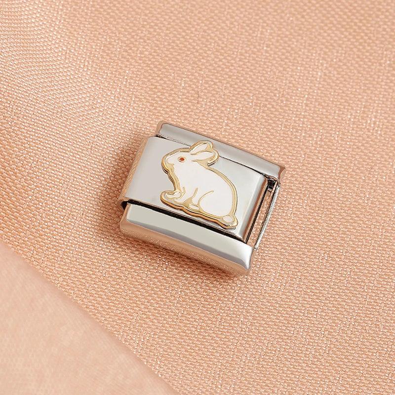Fashion Eye Star Cute Animals Star Fish Spider Poker Queens Friendship Charm Italian Link Fit 9mm Bracelet Making DIY Jewelry