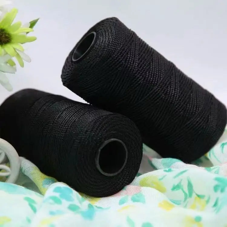 1.5mm 200m Summer Crochet Yarn Ice Silk Craft Thread for Hats Dolls Sewing Bags Crocheting