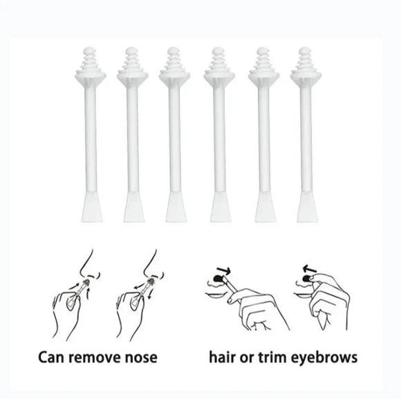 100PCS Nose Wax Sticks Nose Wax Applicators For Painless Nose Hair Removal Tool Wax Accessories Beeswax Safe